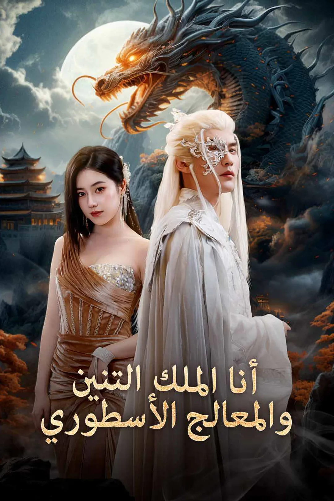 ملصق مسلسل «أنا الملك التنين والمعالج الأسطوري»