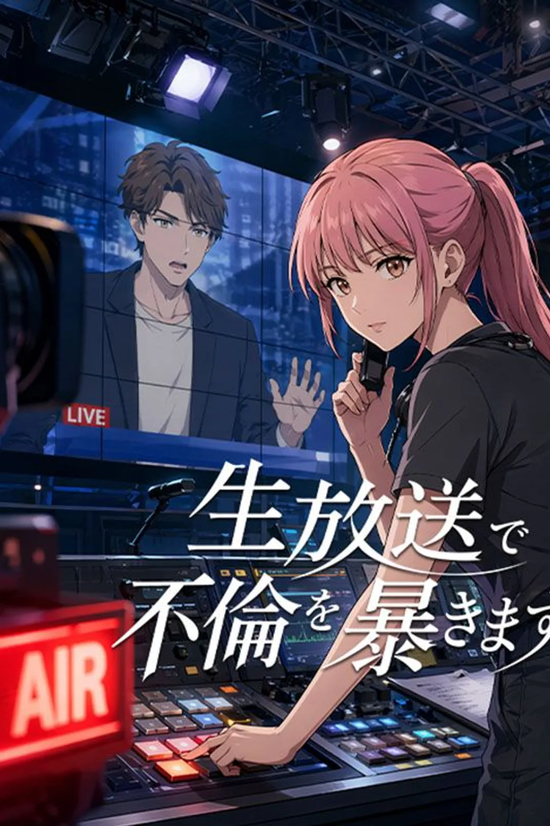 生放送で不倫を暴きますのポスター