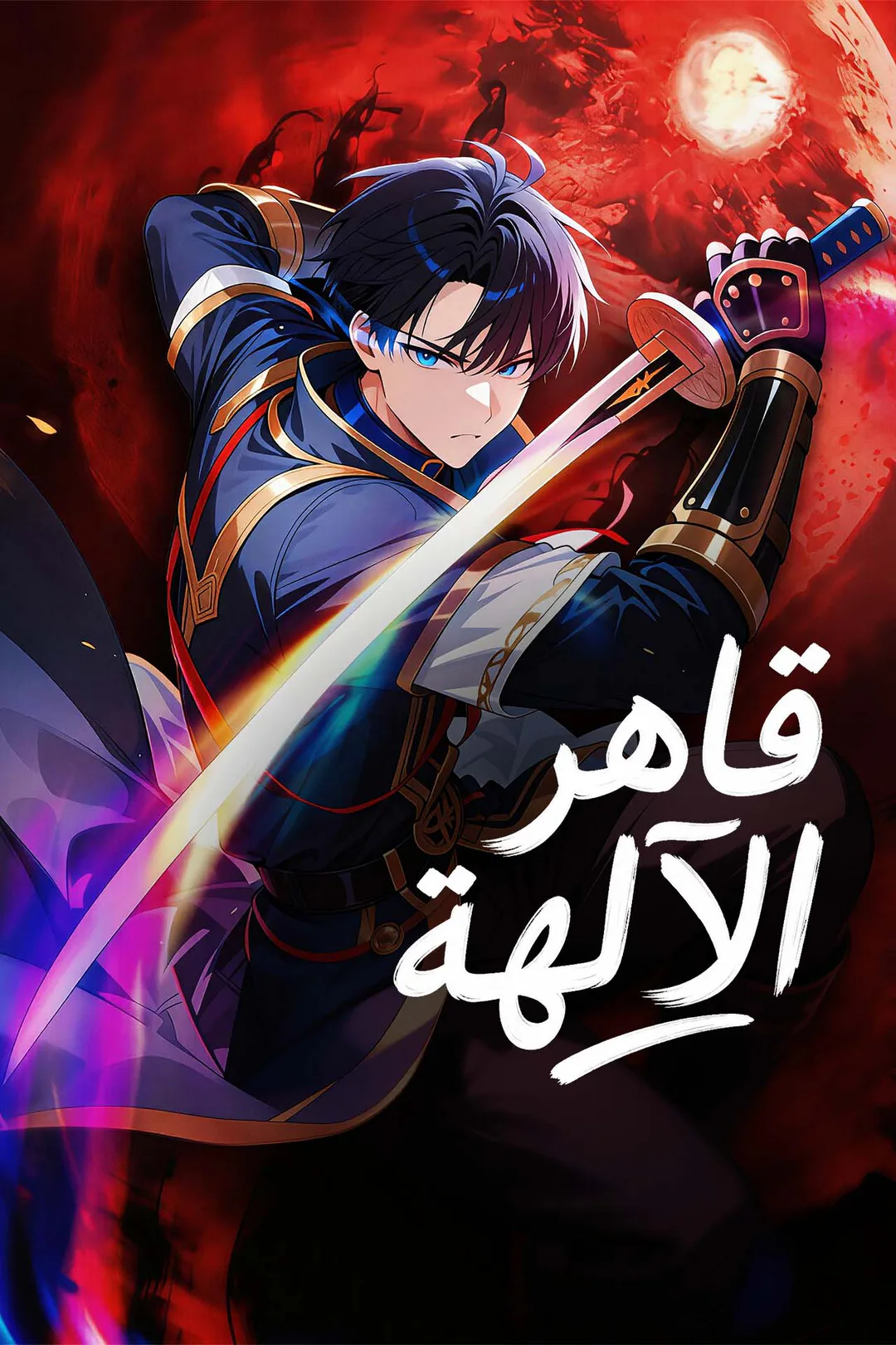 ملصق مسلسل «قاهر الآلهة»