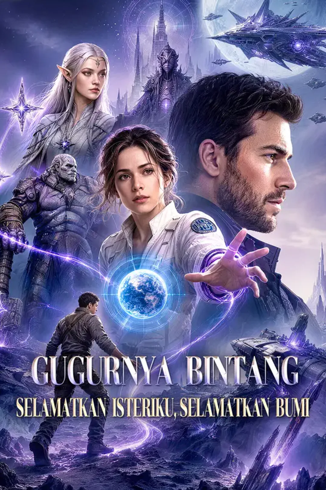 Poster Gugurnya Bintang: Selamatkan Isteriku, Selamatkan Bumi