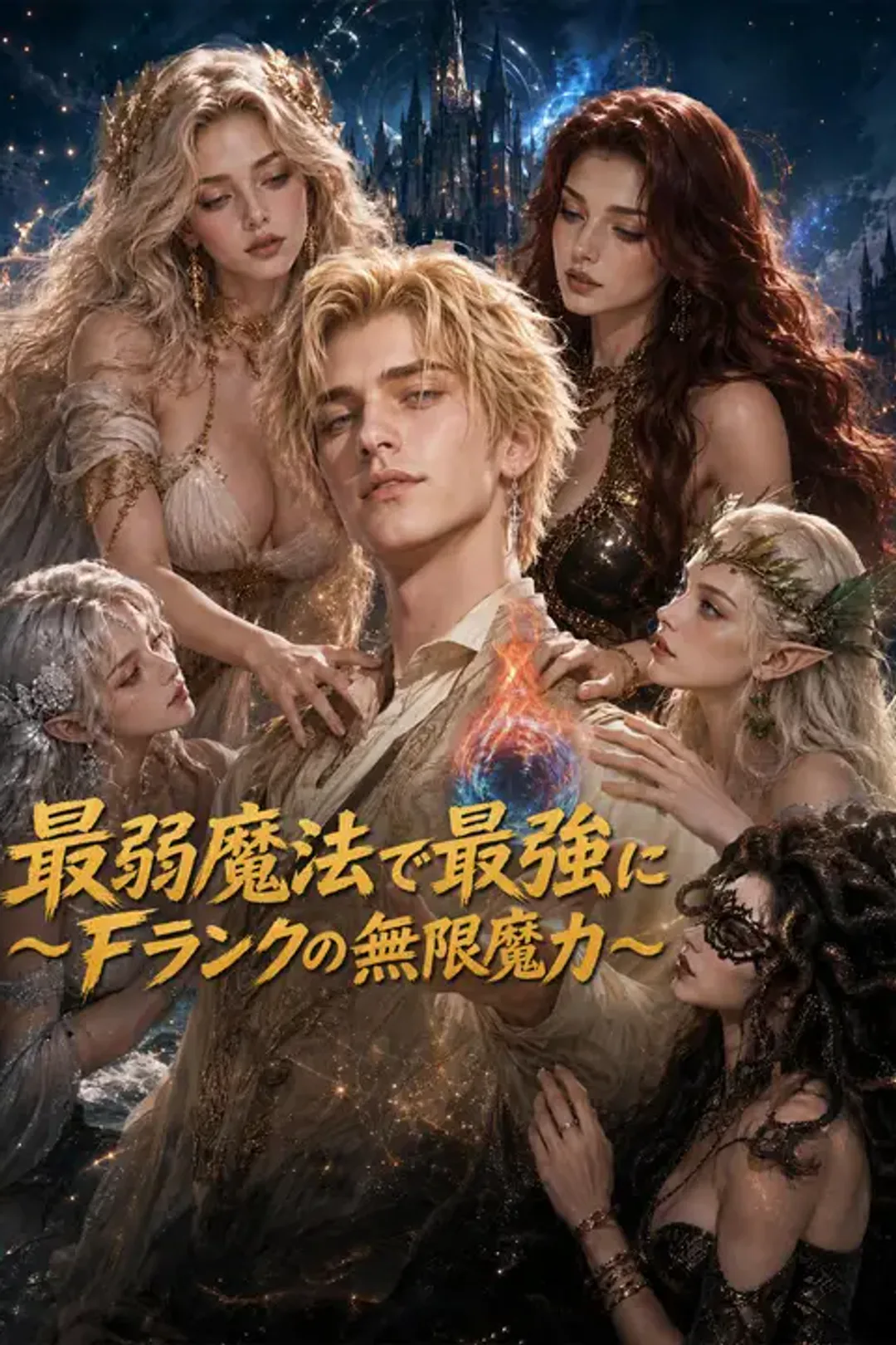 最弱魔法で最強に～Fランクの無限魔力～のポスター