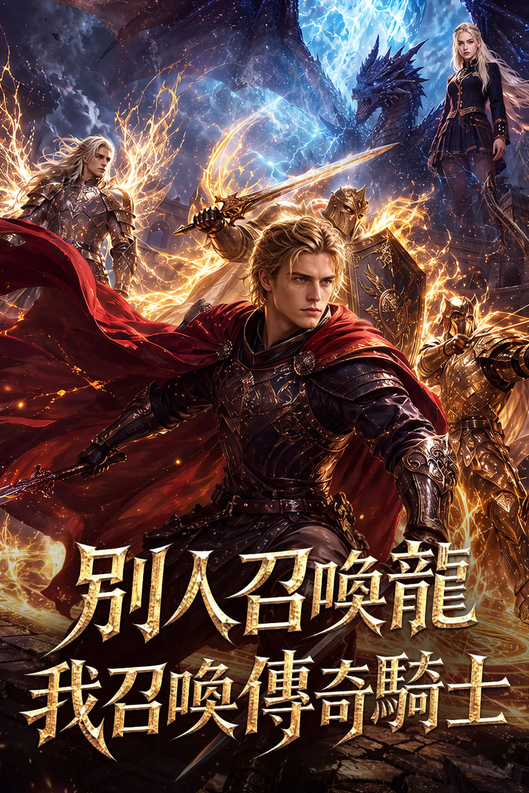 《別人召喚龍，我召喚傳奇騎士》海報