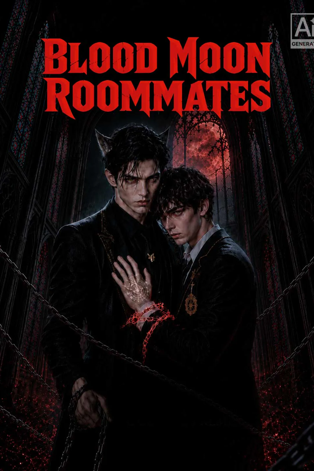 Blood Moon Roommates poster