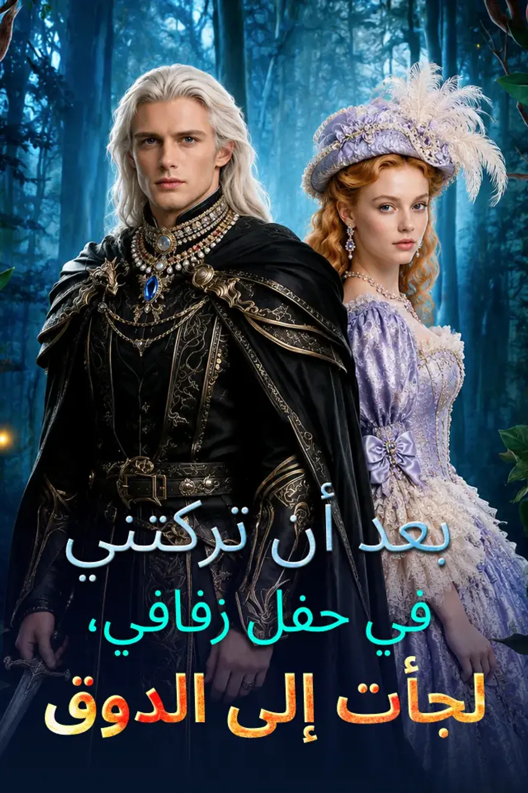 ملصق مسلسل «بعد أن تركتني في حفل زفافي، لجأت إلى الدوق»