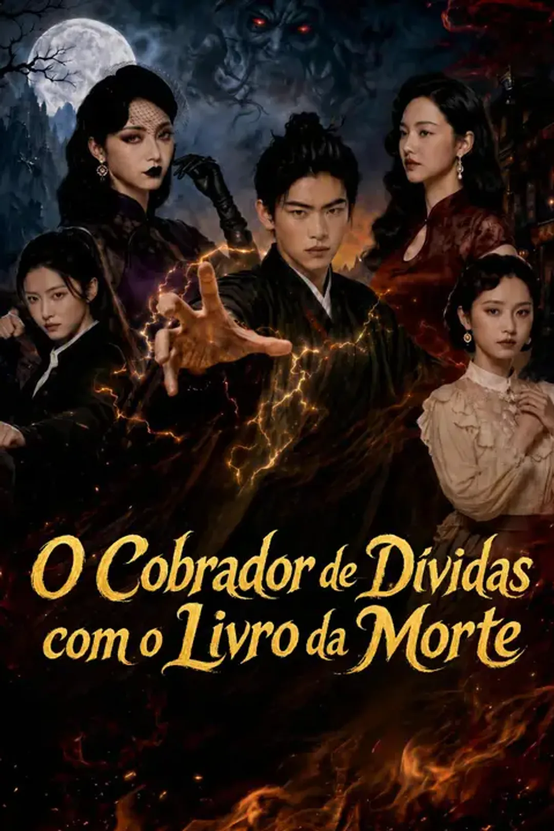 Pôster de O Cobrador de Dívidas com o Livro da Morte
