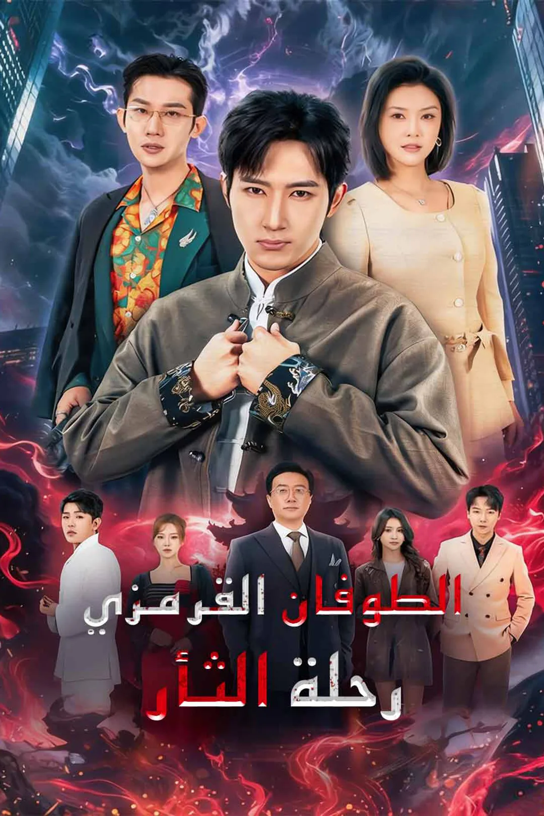 ملصق مسلسل «الطوفان القرمزي رحلة الثأر»