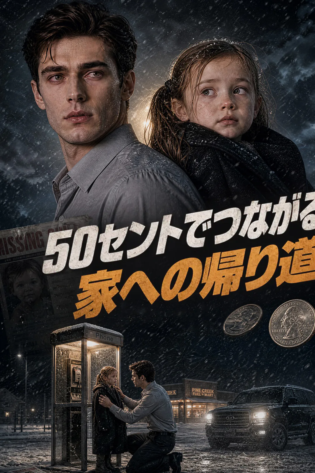 50セントでつながる、家への帰り道のポスター