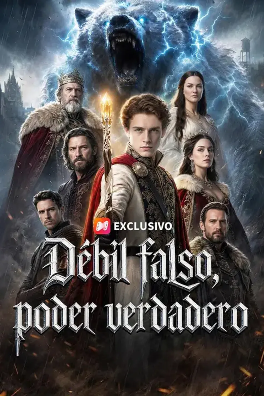 Póster de Débil falso, poder verdadero