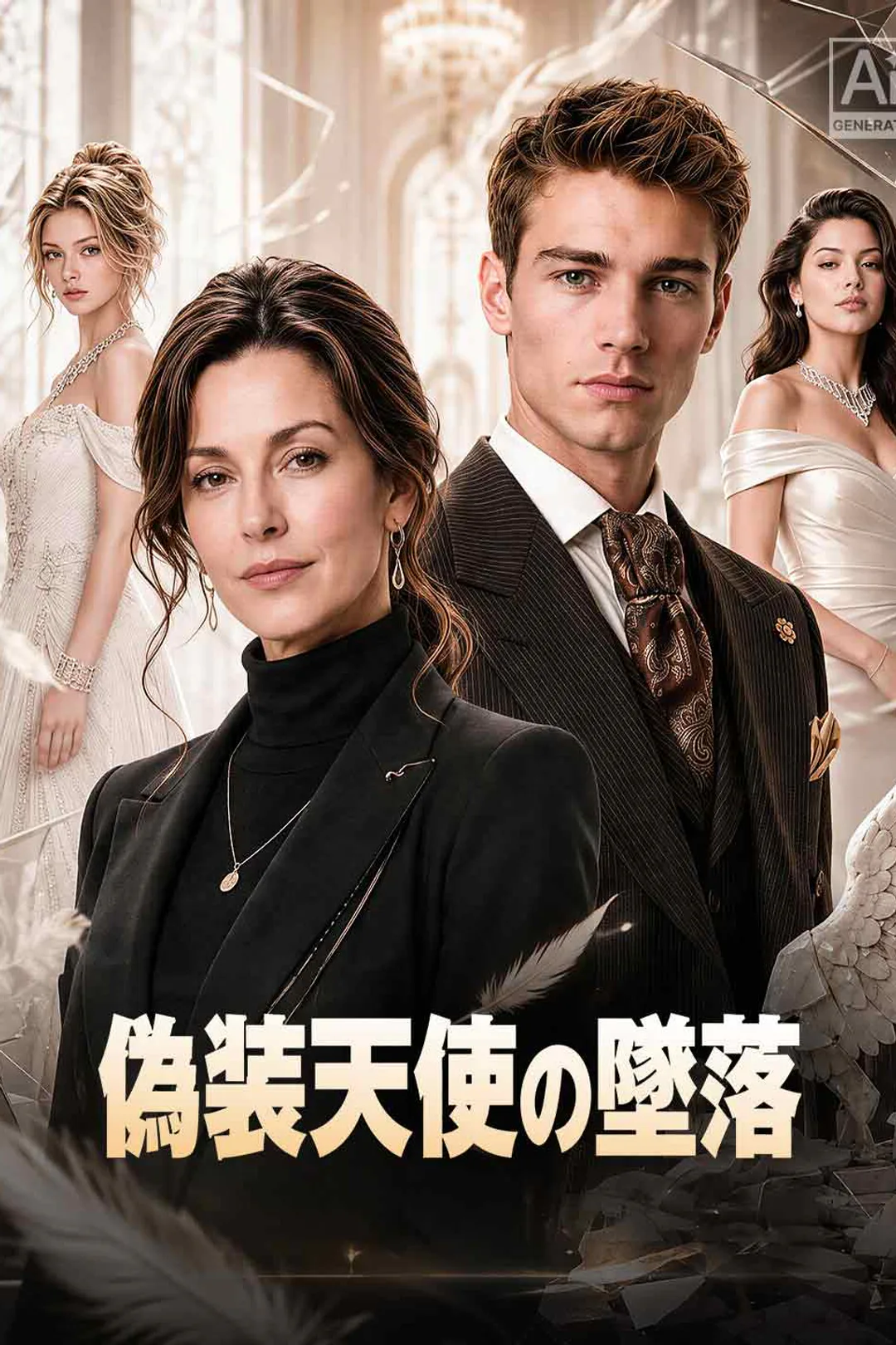 偽装天使の墜落のポスター