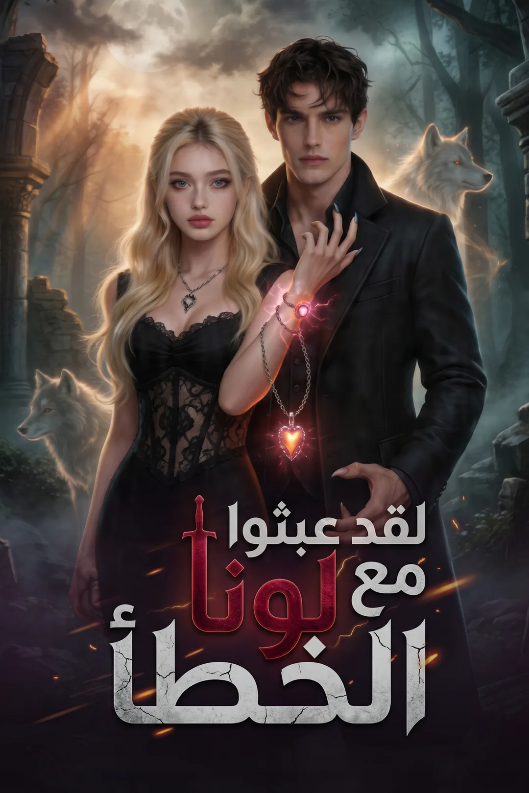 ملصق مسلسل «لقد عبثوا مع لونا الخطأ»