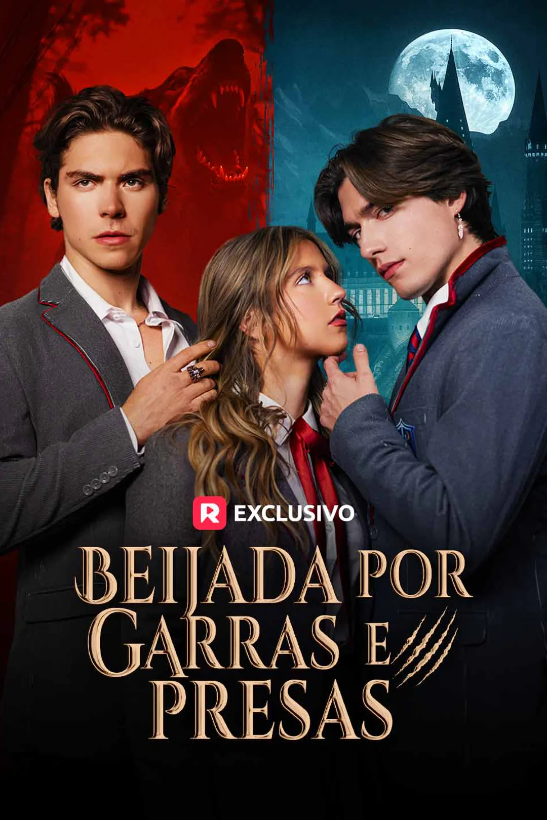 Pôster de Beijada por garras e presas