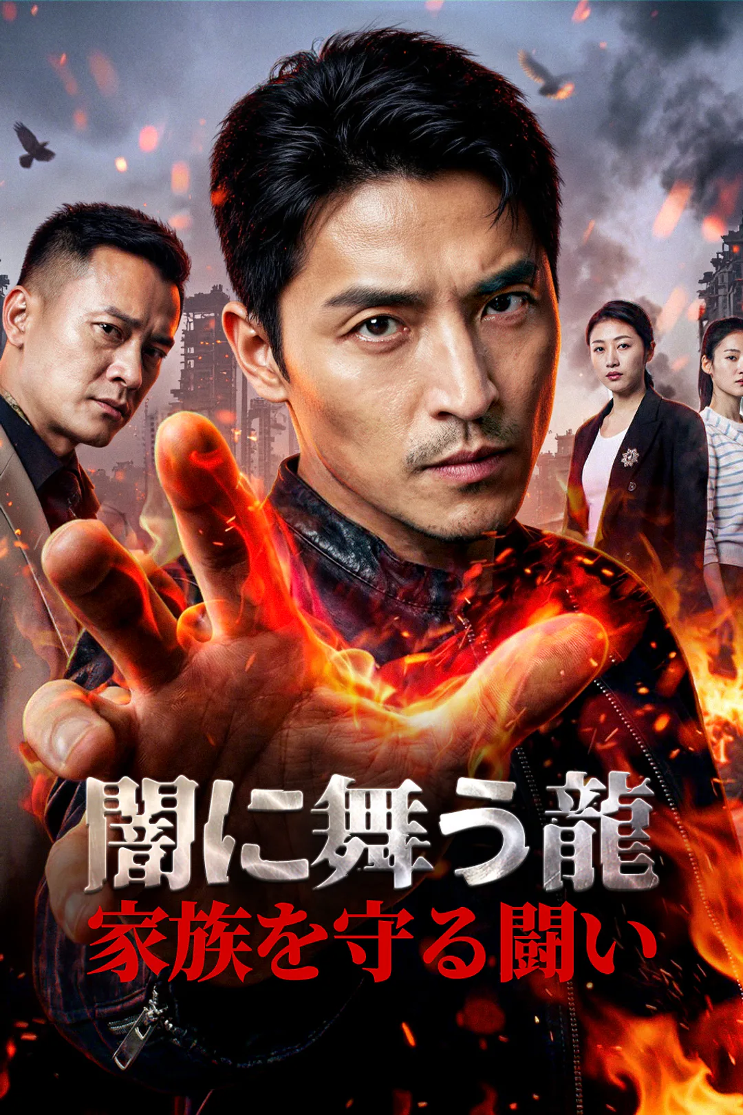 闇に舞う龍~家族を守る闘い~のポスター