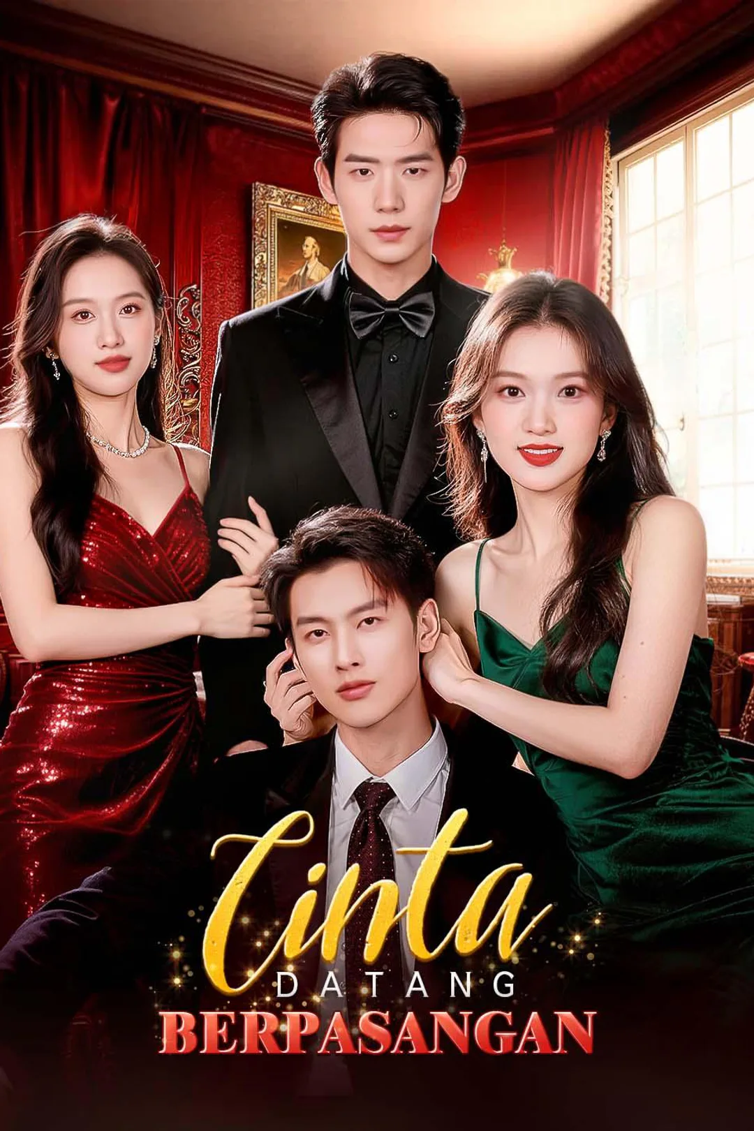 Poster Cinta Datang Berpasangan