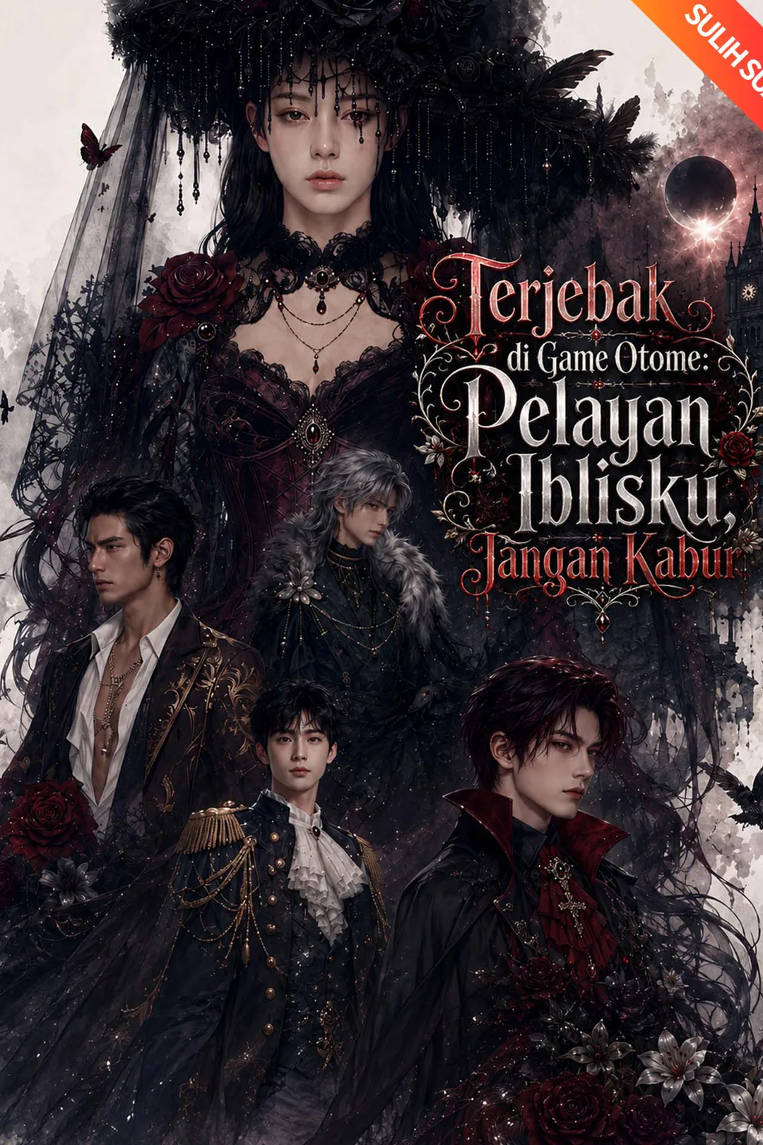 Poster Terjebak di Game Otome: Pelayan Iblisku, Jangan Kabur