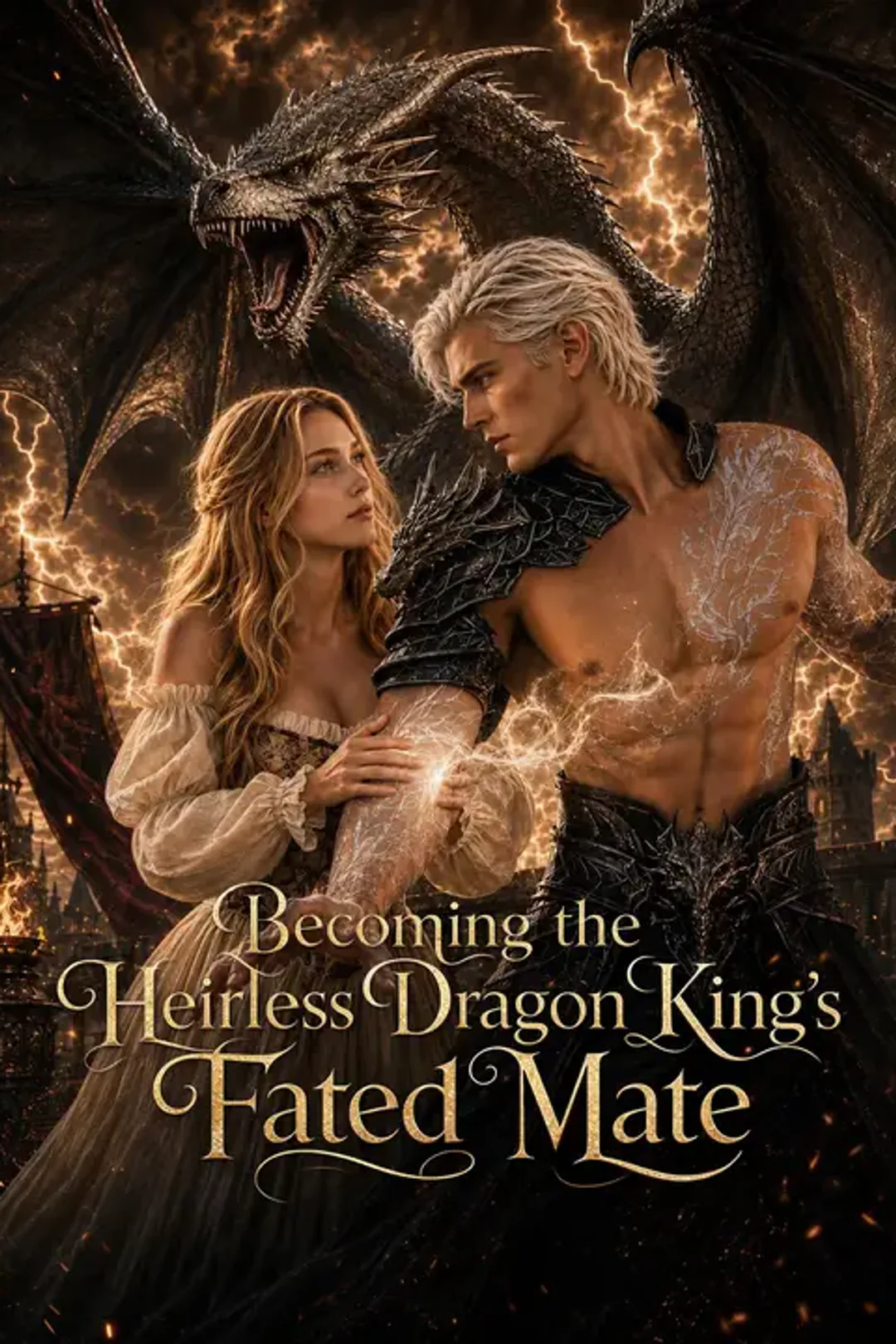 Becoming the Heirless Dragon King's Fated Mate poster