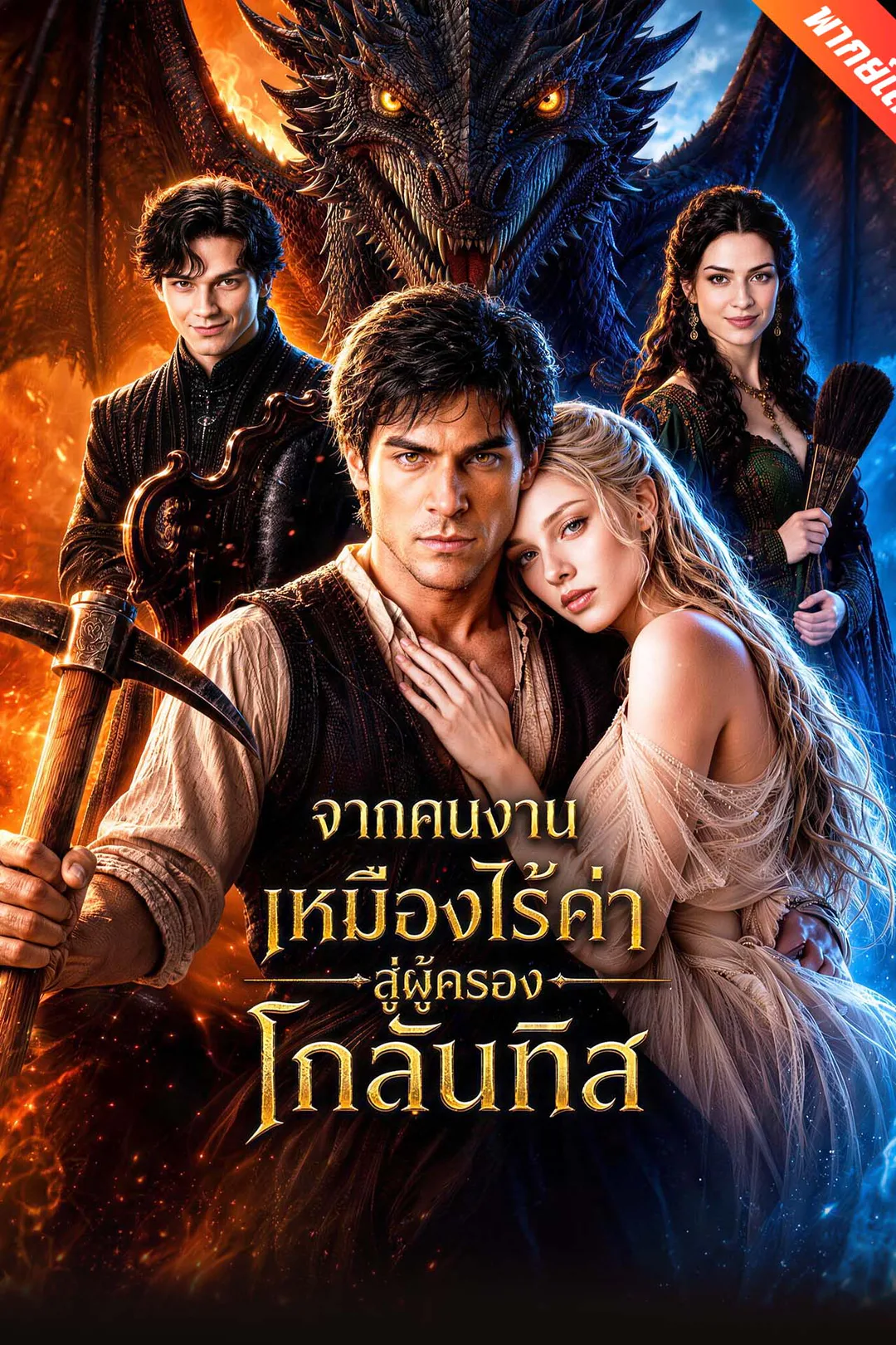 โปสเตอร์ จากคนงานเหมืองไร้ค่า สู่ผู้ครองโกลันทิส