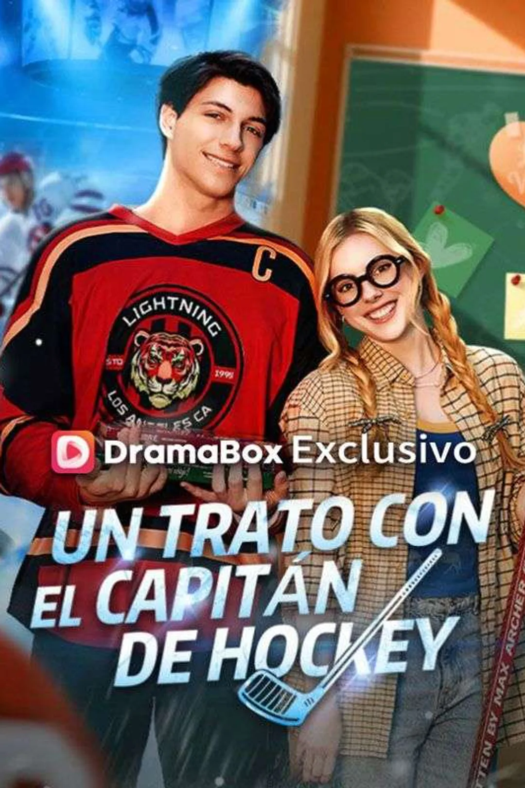 Póster de Un trato con el capitán de hockey