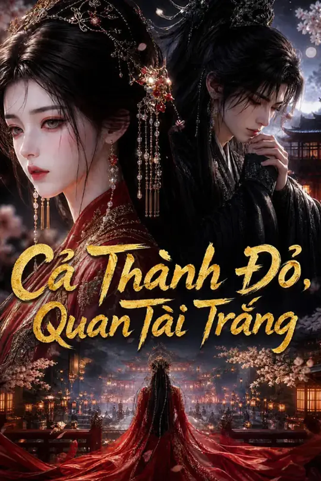 Poster phim Cả Thành Đỏ, Quan Tài Trắng