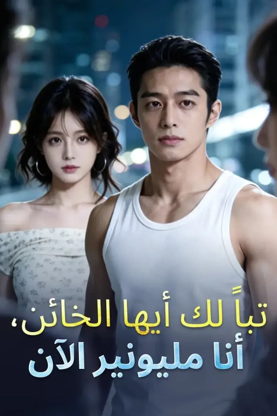 ملصق مسلسل «‫تباً لك أيها الخائن، أنا مليونير الآن‬»