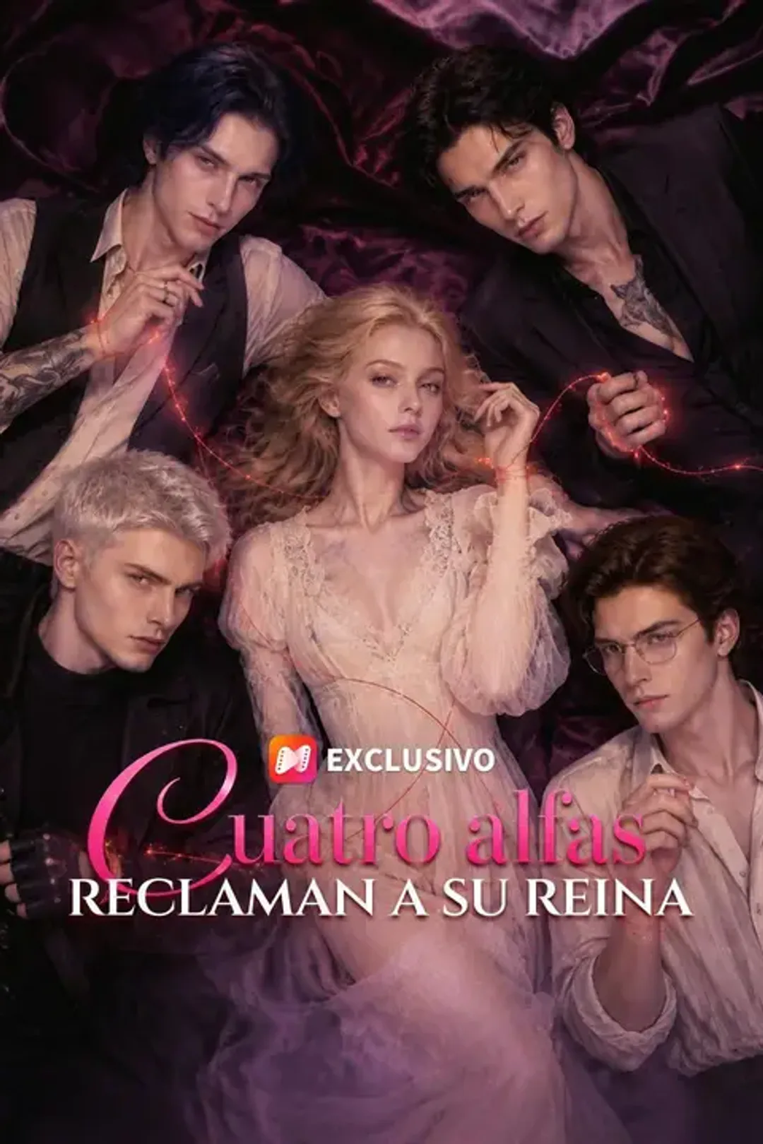Póster de Cuatro alfas reclaman a su reina