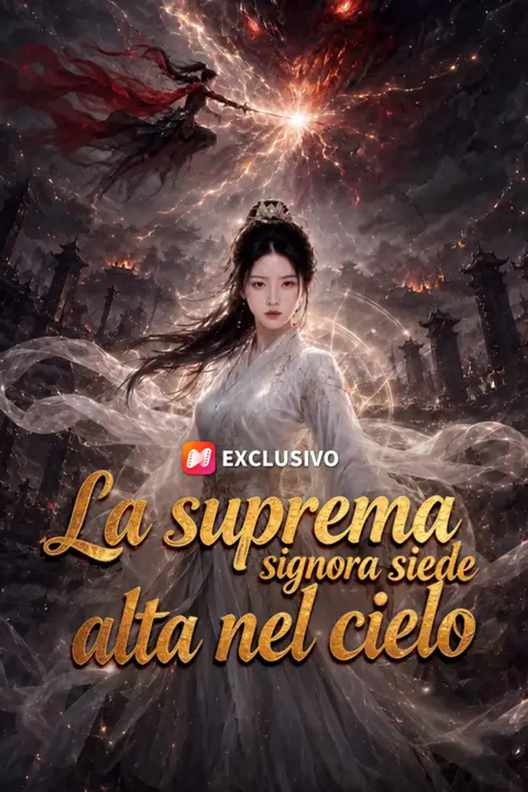 Locandina di La suprema signora siede alta nel cielo