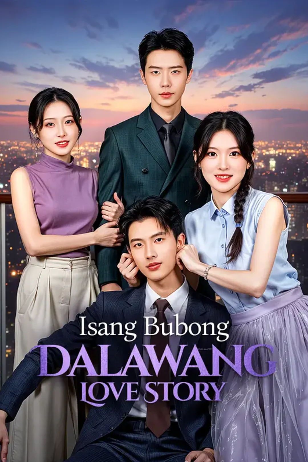 Poster ng Isang Bubong, Dalawang Love Story