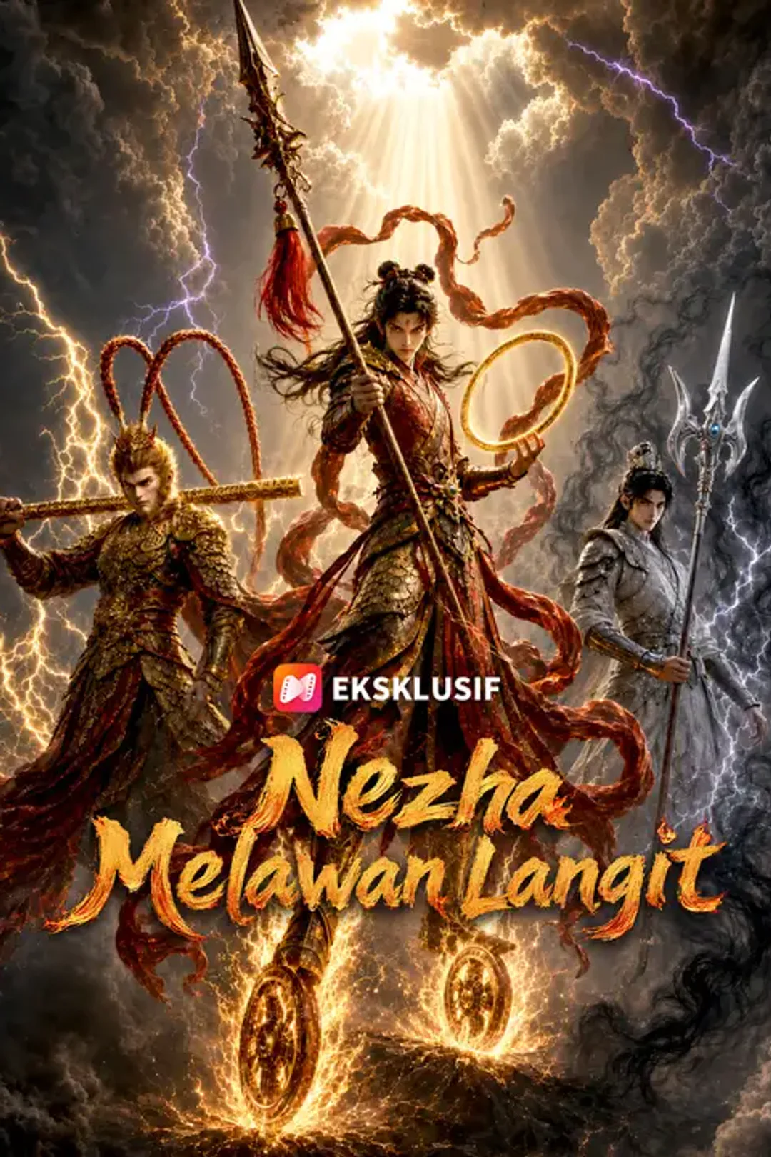 Poster Nezha Melawan Langit