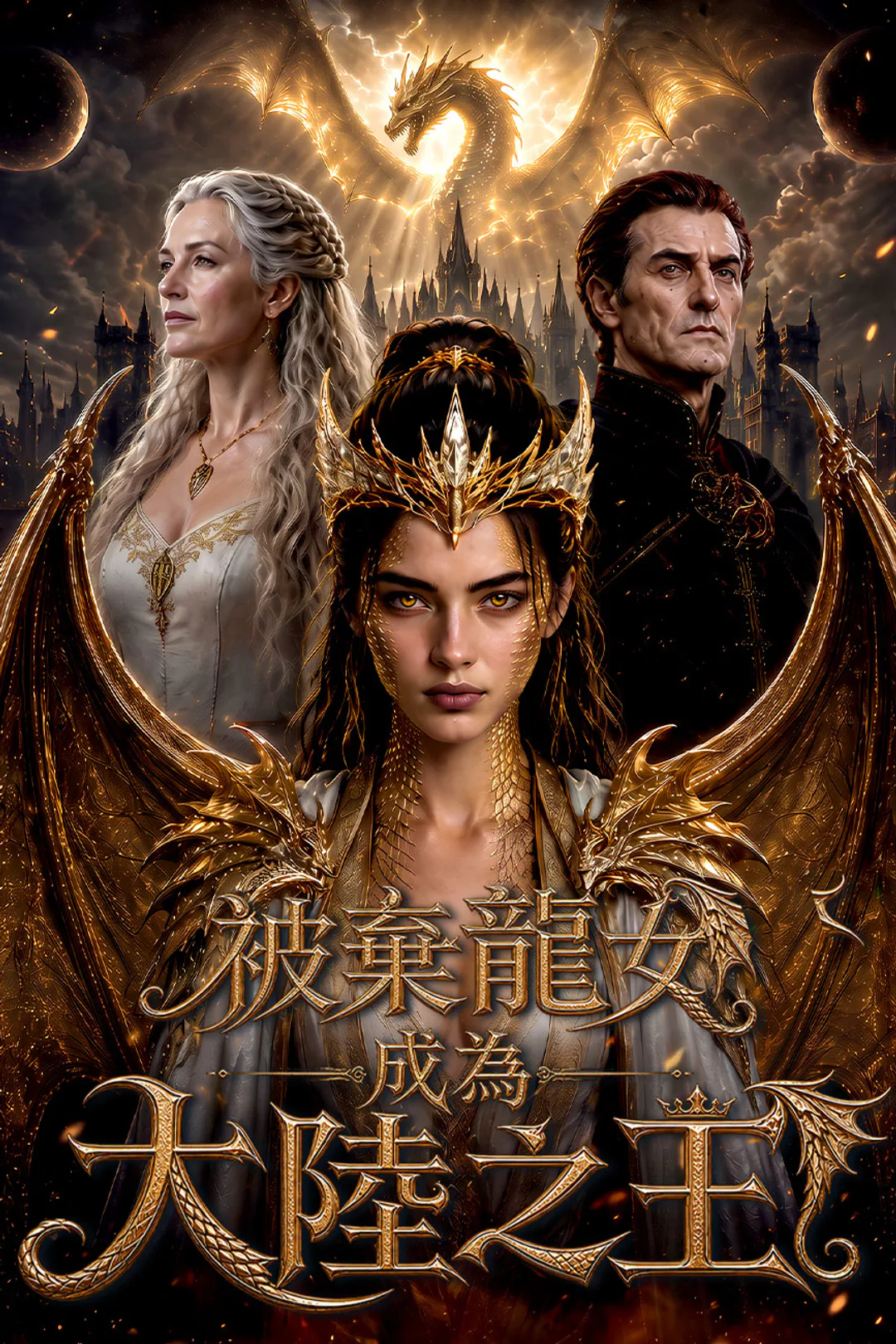 《被棄龍女成為大陸之王》海報