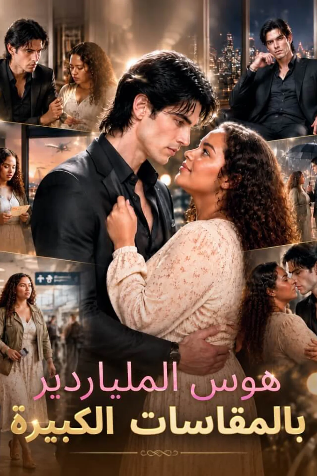 ملصق مسلسل «هوس الملياردير بالمقاسات الكبيرة»