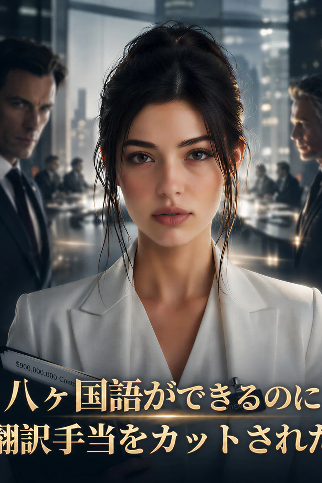 八ヶ国語ができるのに、翻訳手当をカットされたのポスター