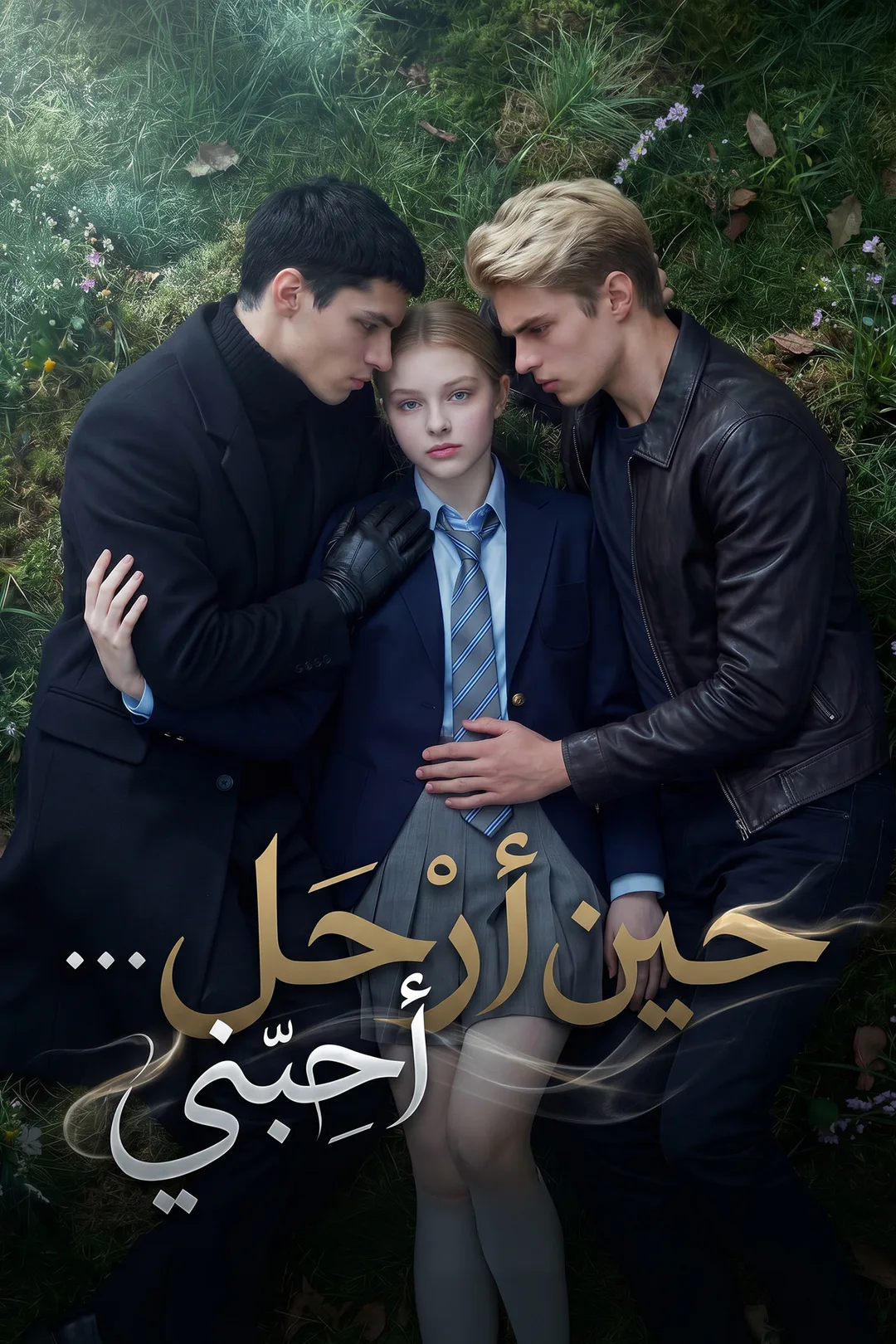 ملصق مسلسل «حين أرحل... أحبّني»