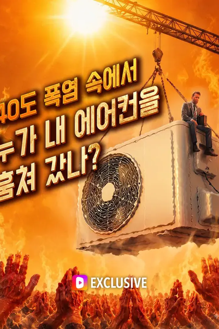 40도 폭염 속에서 누가 내 에어컨을 훔쳐 갔나? 포스터