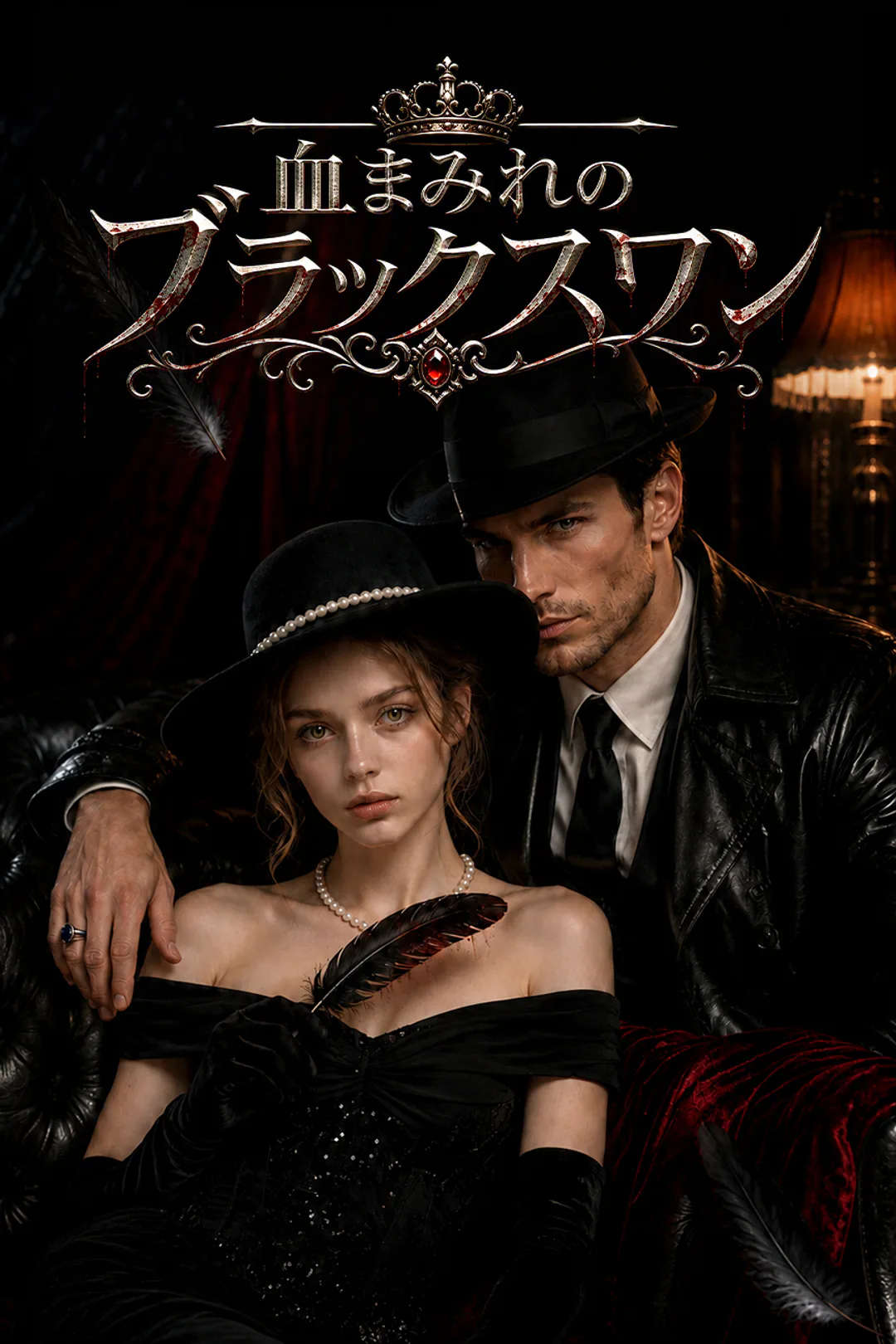 血まみれのブラックスワンのポスター