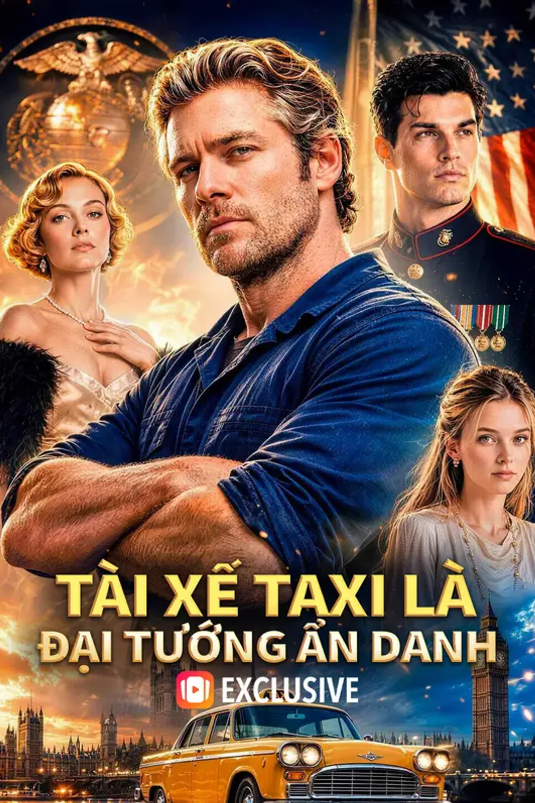 Poster phim Tài Xế Taxi Là Đại Tướng Ẩn Danh