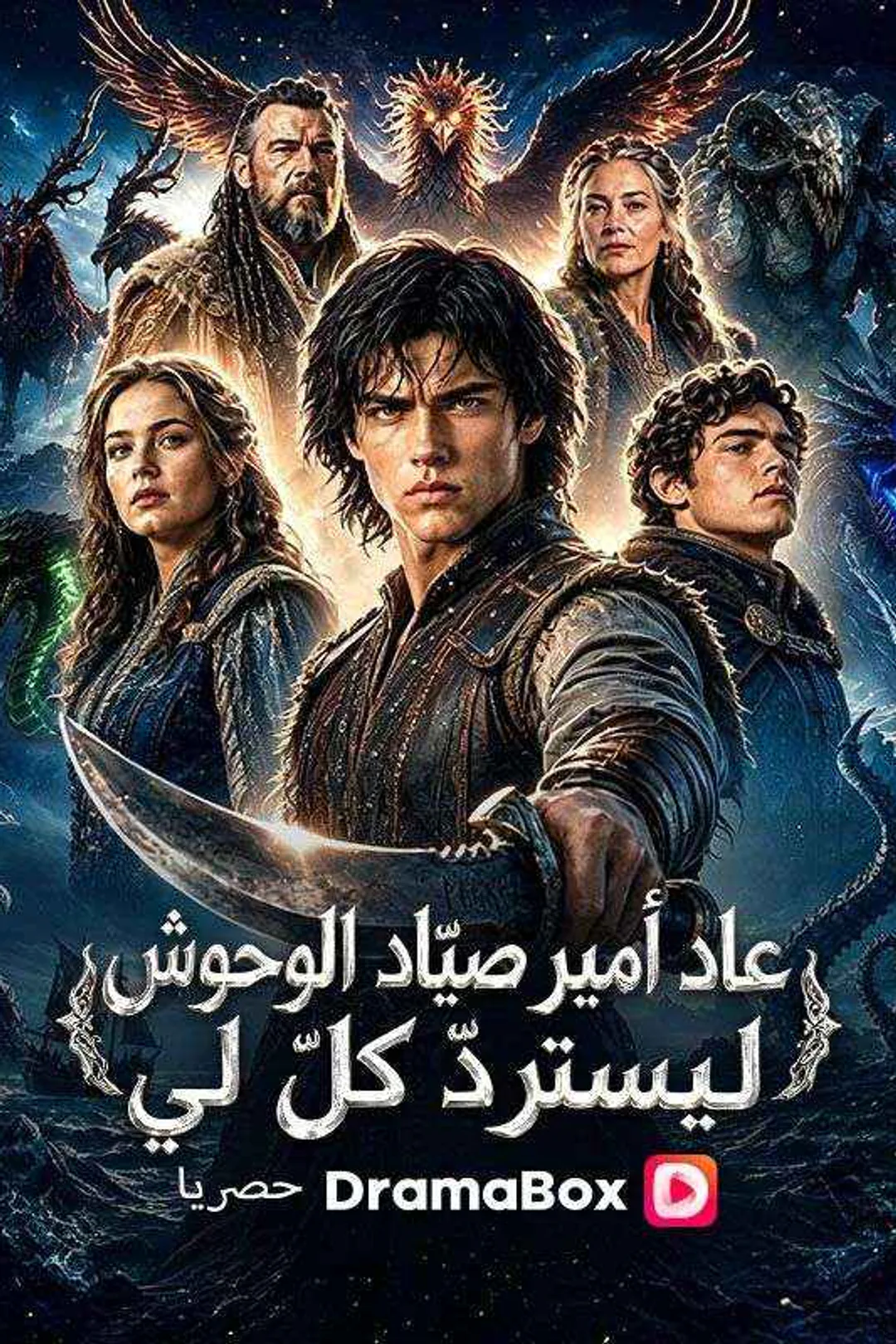 ملصق مسلسل «عاد أمير صيّاد الوحوش ليستردّ كلّ لي»