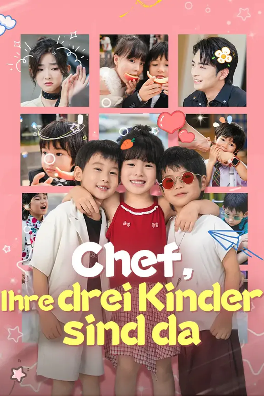 Poster von Chef, Ihre drei Kinder sind da