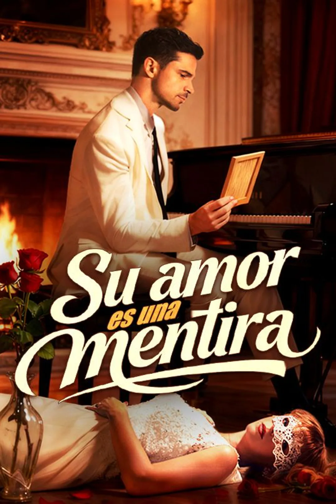 Póster de Su amor es una mentira
