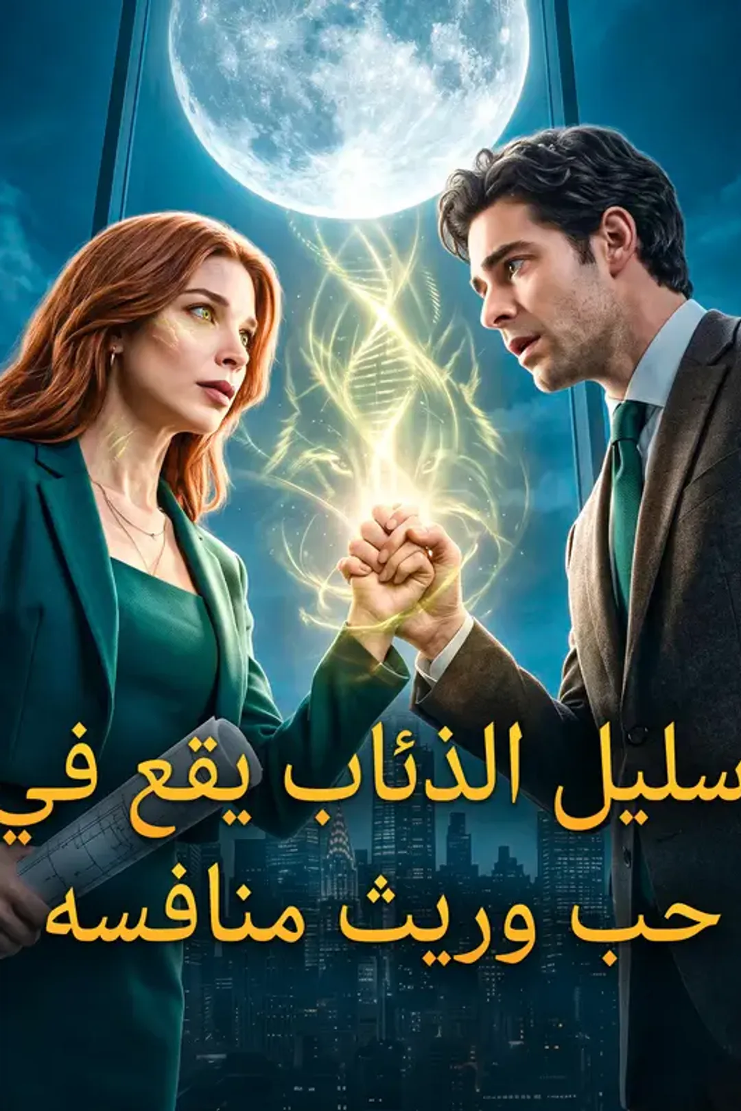 ملصق مسلسل «سليل الذئاب يقع في حب وريث منافسه»