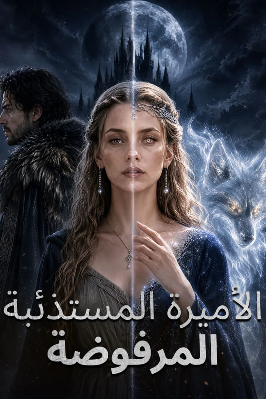 ملصق مسلسل «الأميرة المستذئبة المرفوضة»