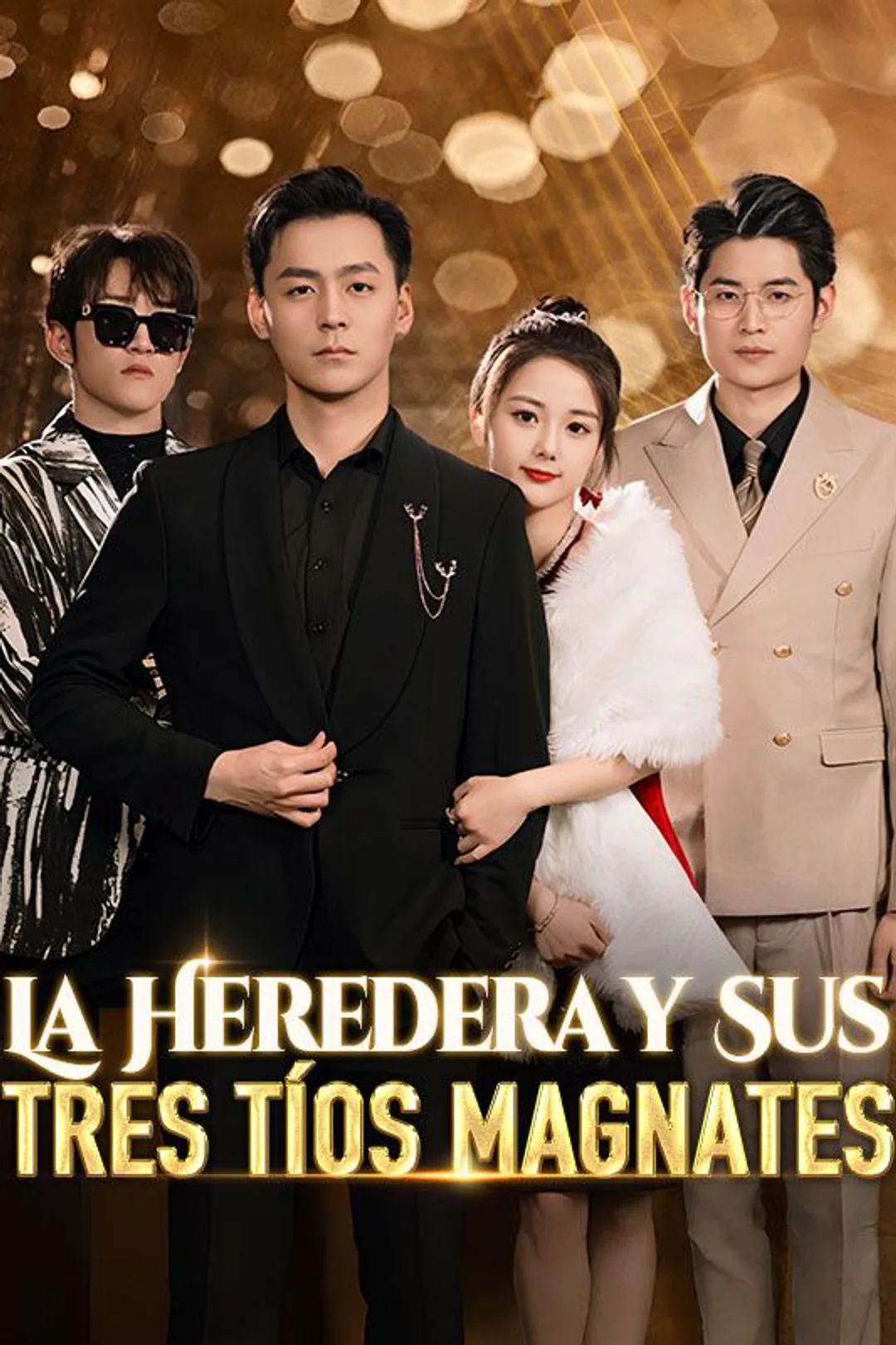 Póster de La Heredera y Sus Tres Tíos Magnates