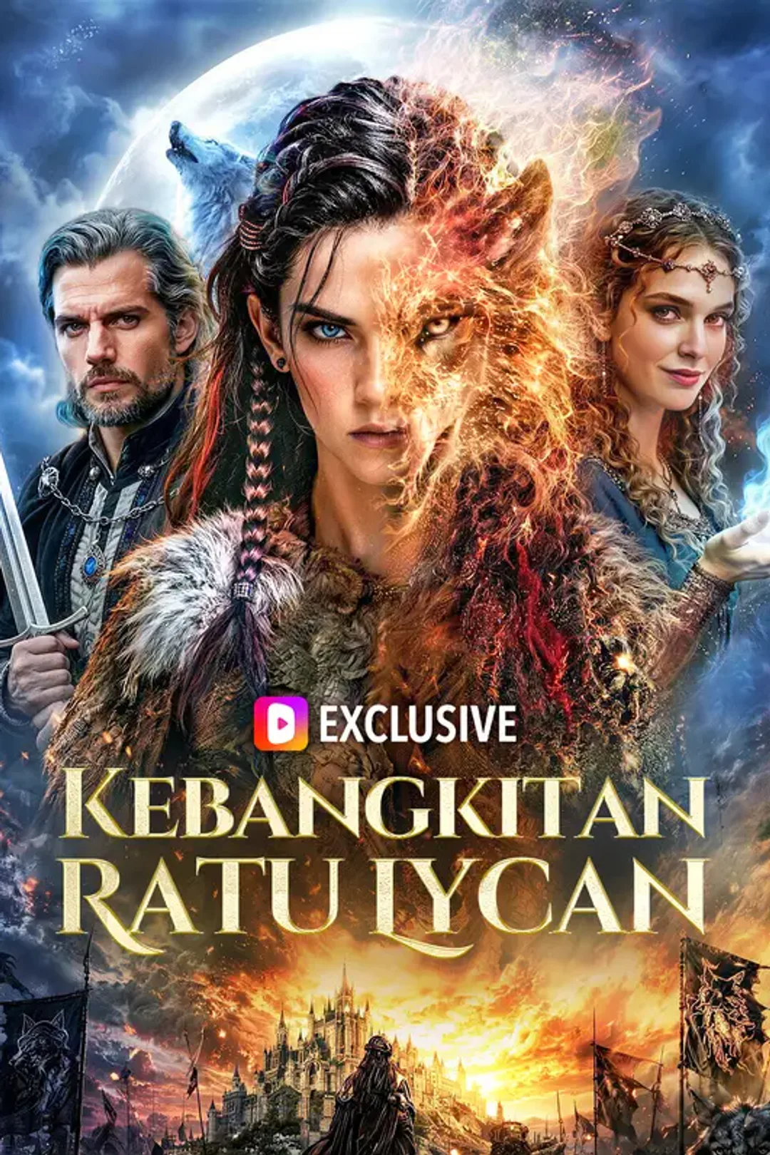 Poster Kebangkitan Ratu Lycan