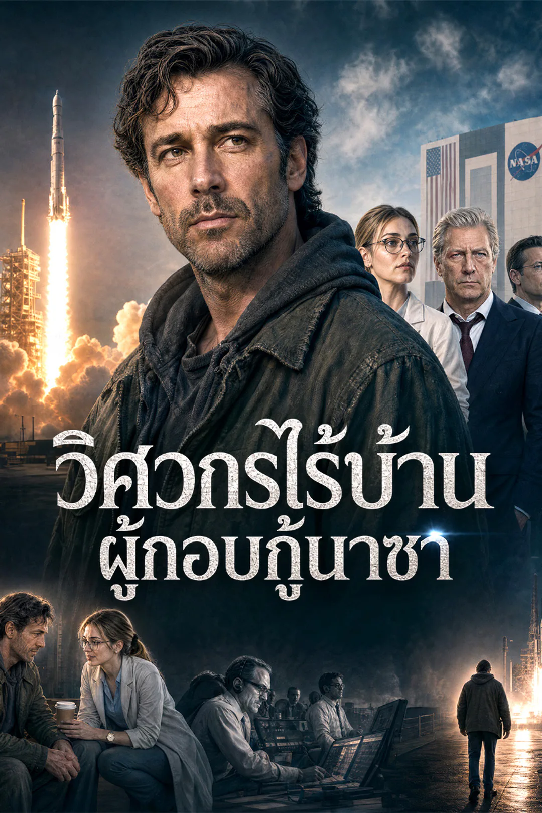 โปสเตอร์ วิศวกรไร้บ้าน ผู้กอบกู้นาซา（ฉบับพากย์ ）