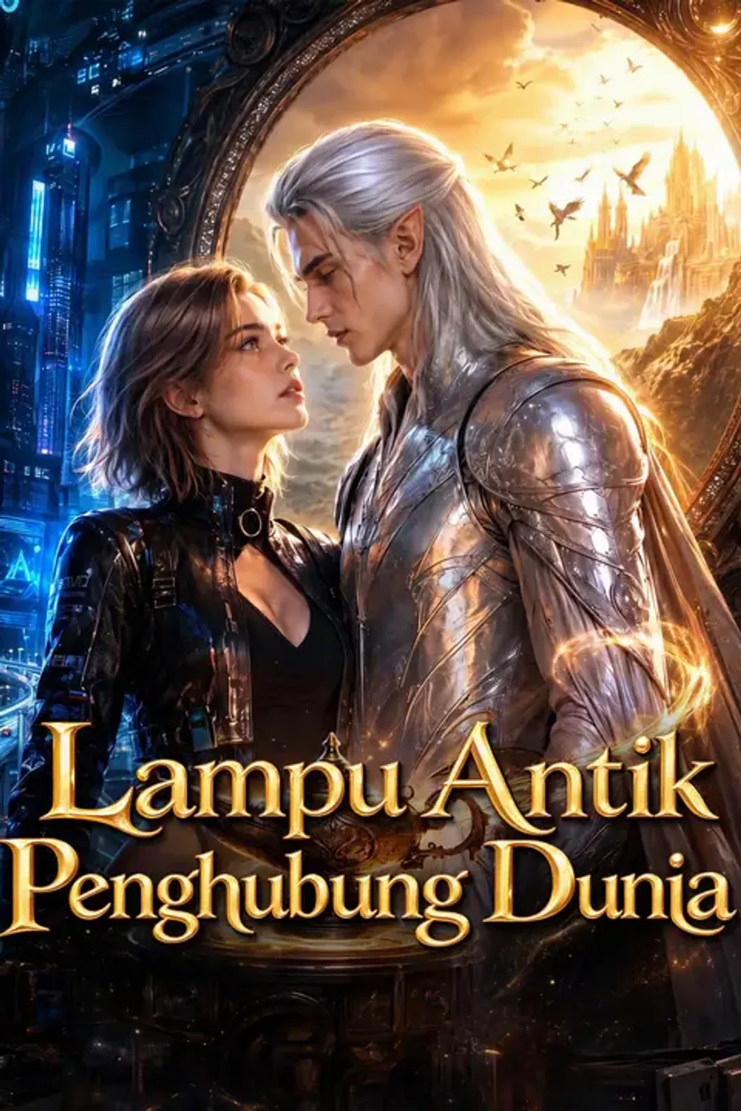Poster Lampu Antik Penghubung Dunia