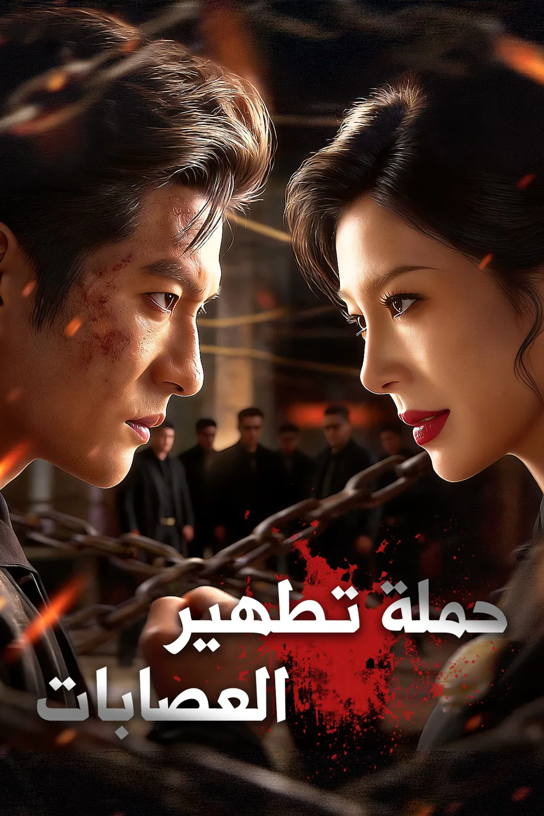 ملصق مسلسل «حملة تطهير العصابات»