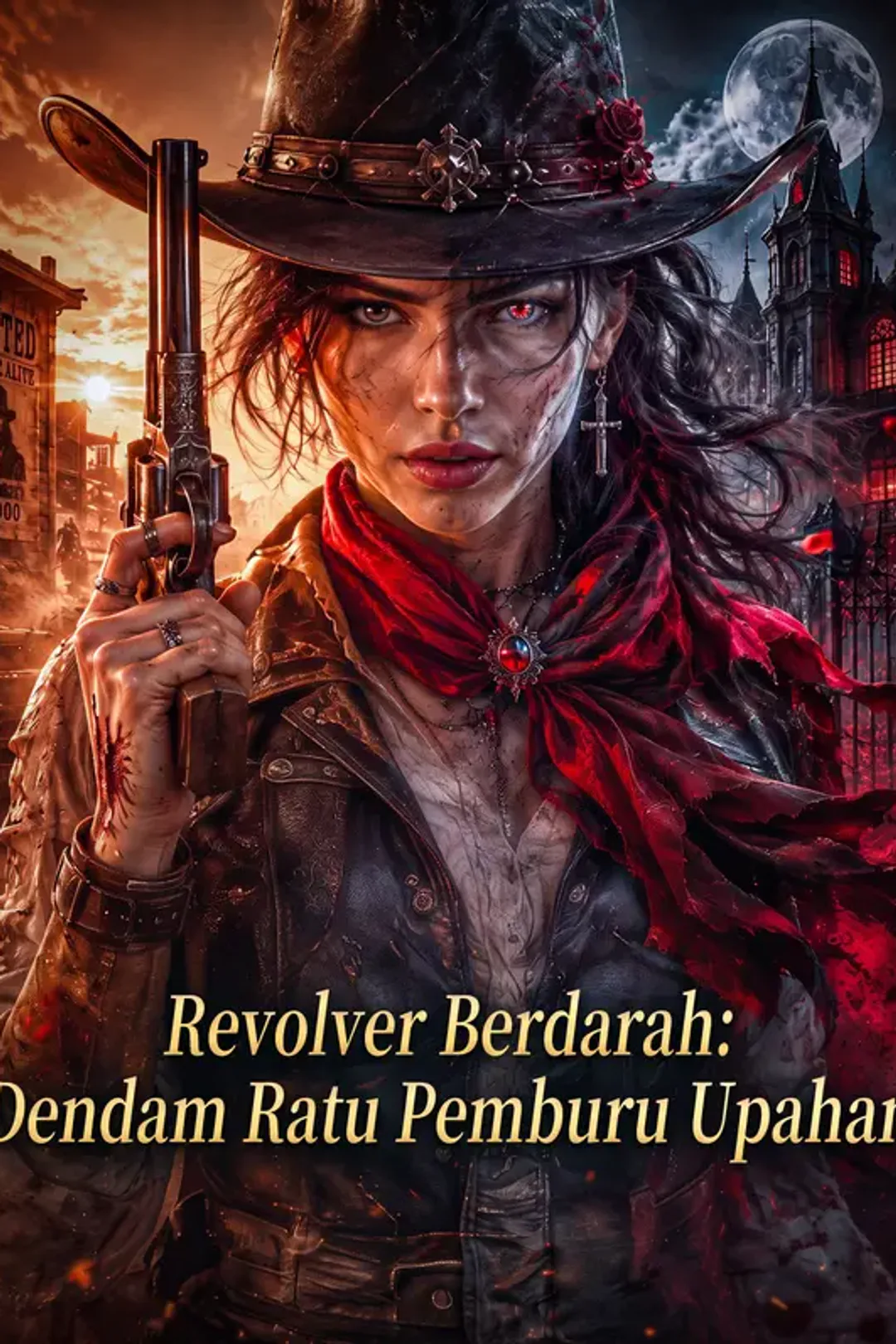 Poster Revolver Berdarah: Dendam Ratu Pemburu Upahan