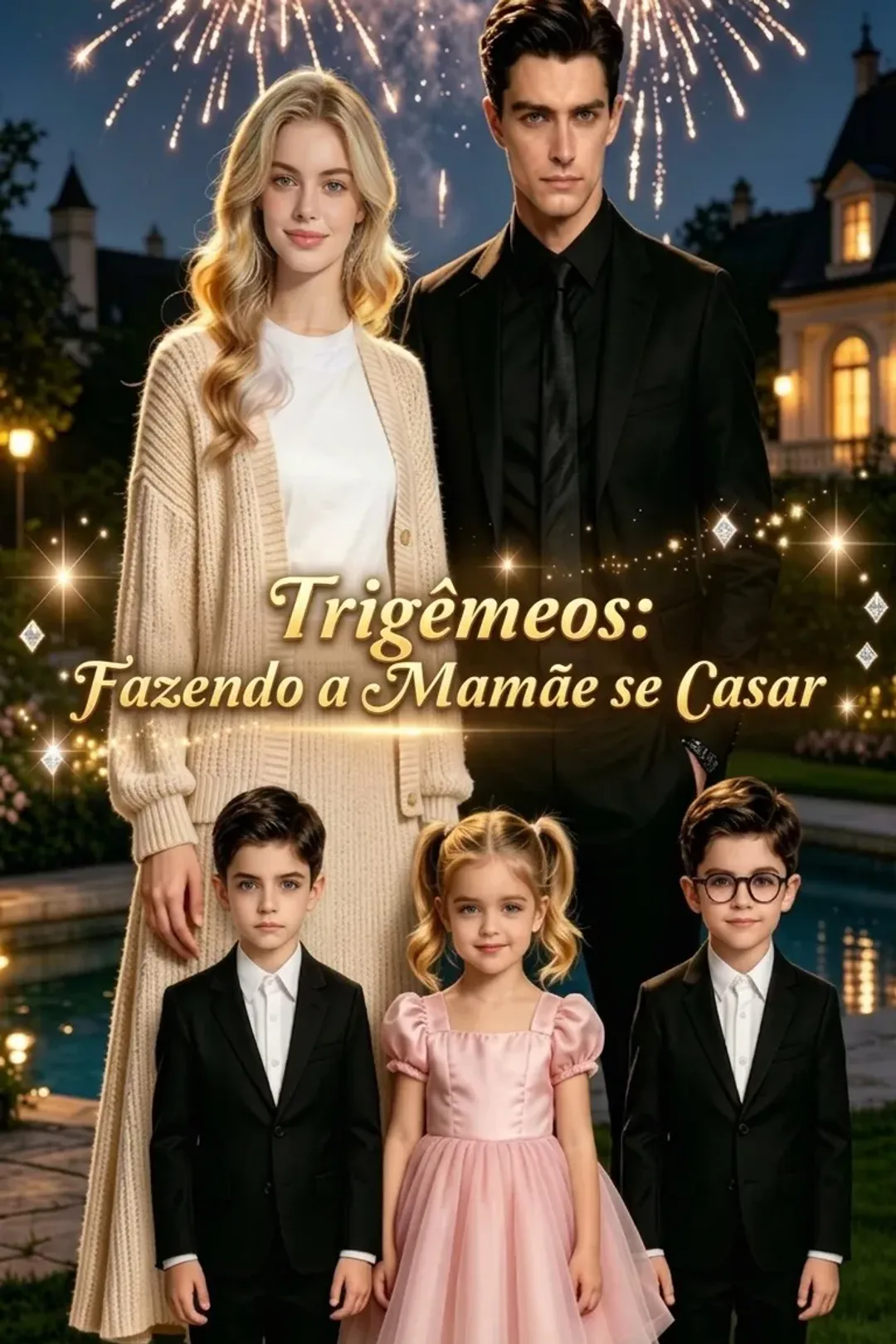 Pôster de Trigêmeos: Fazendo a Mamãe se Casar