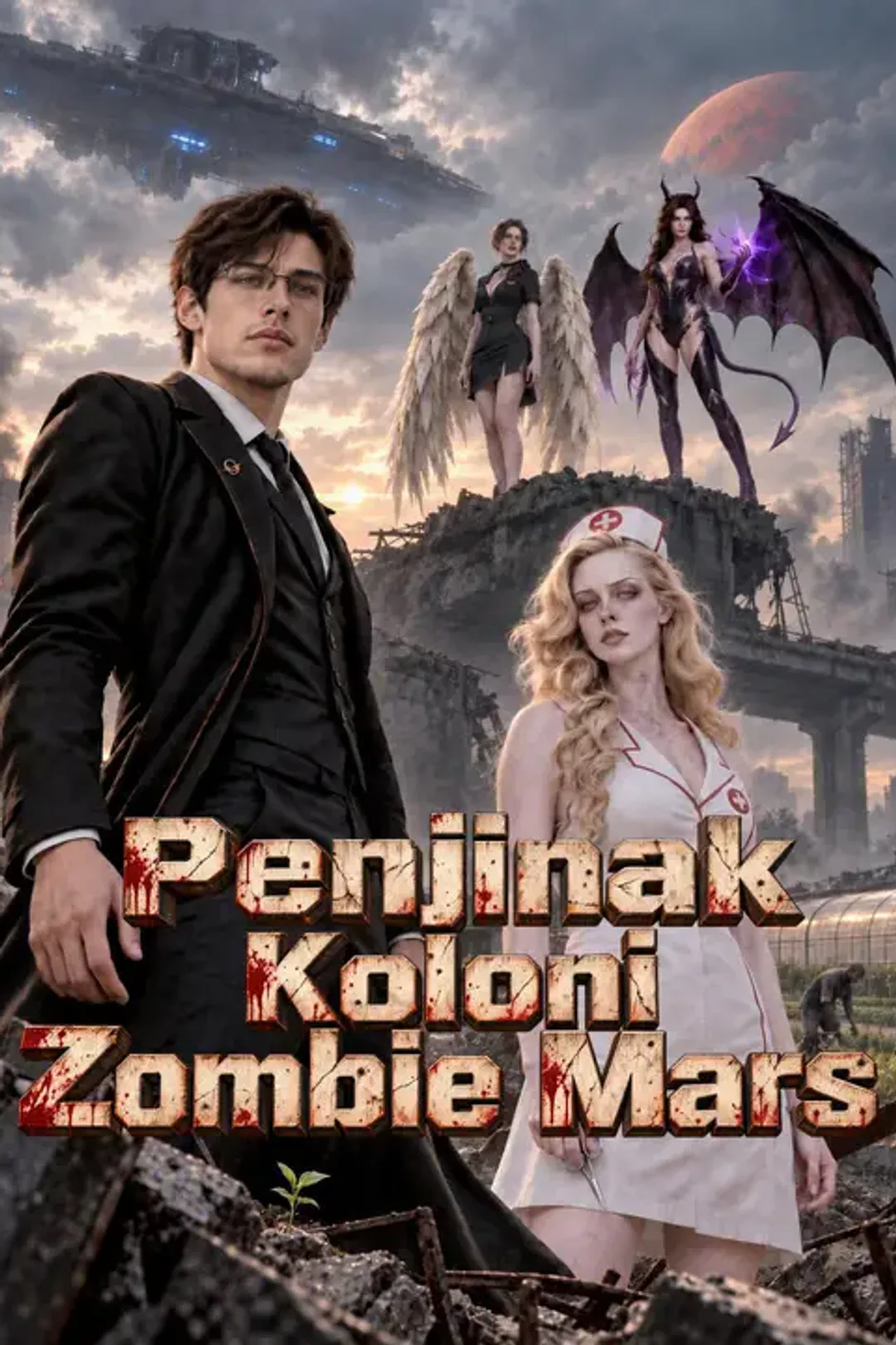 Poster Penjinak Koloni Zombie Mars