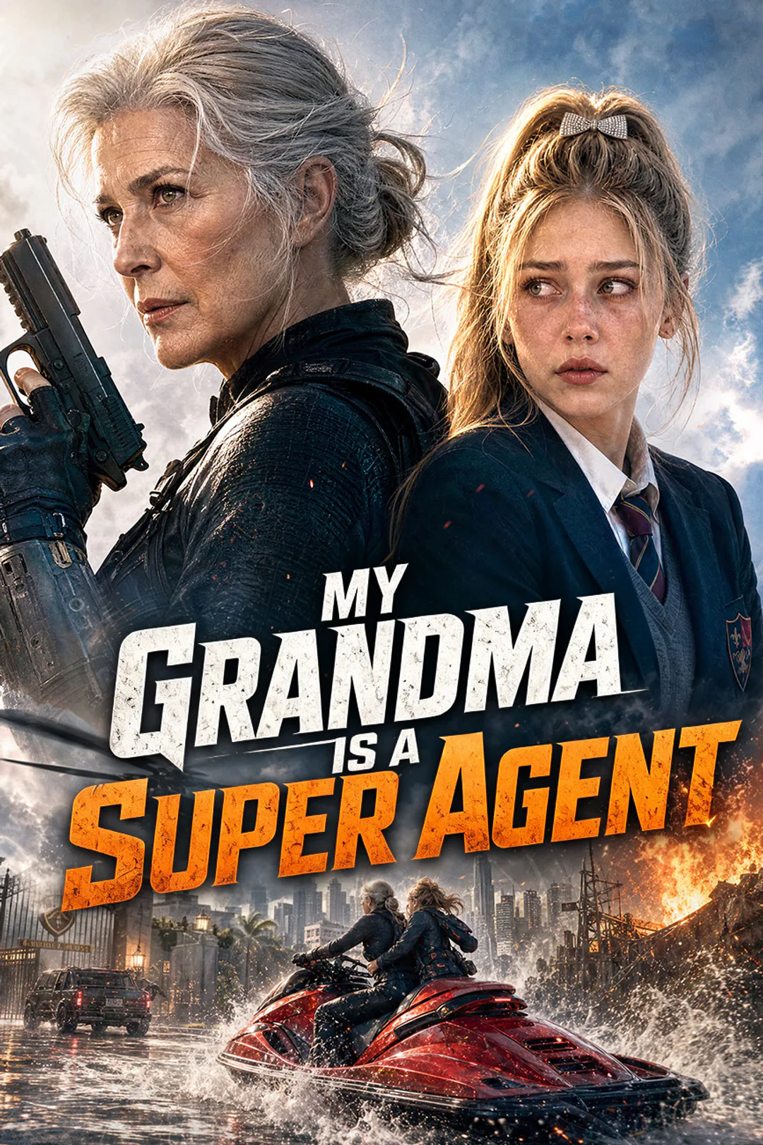 My Grandma Is A Super Agent poster