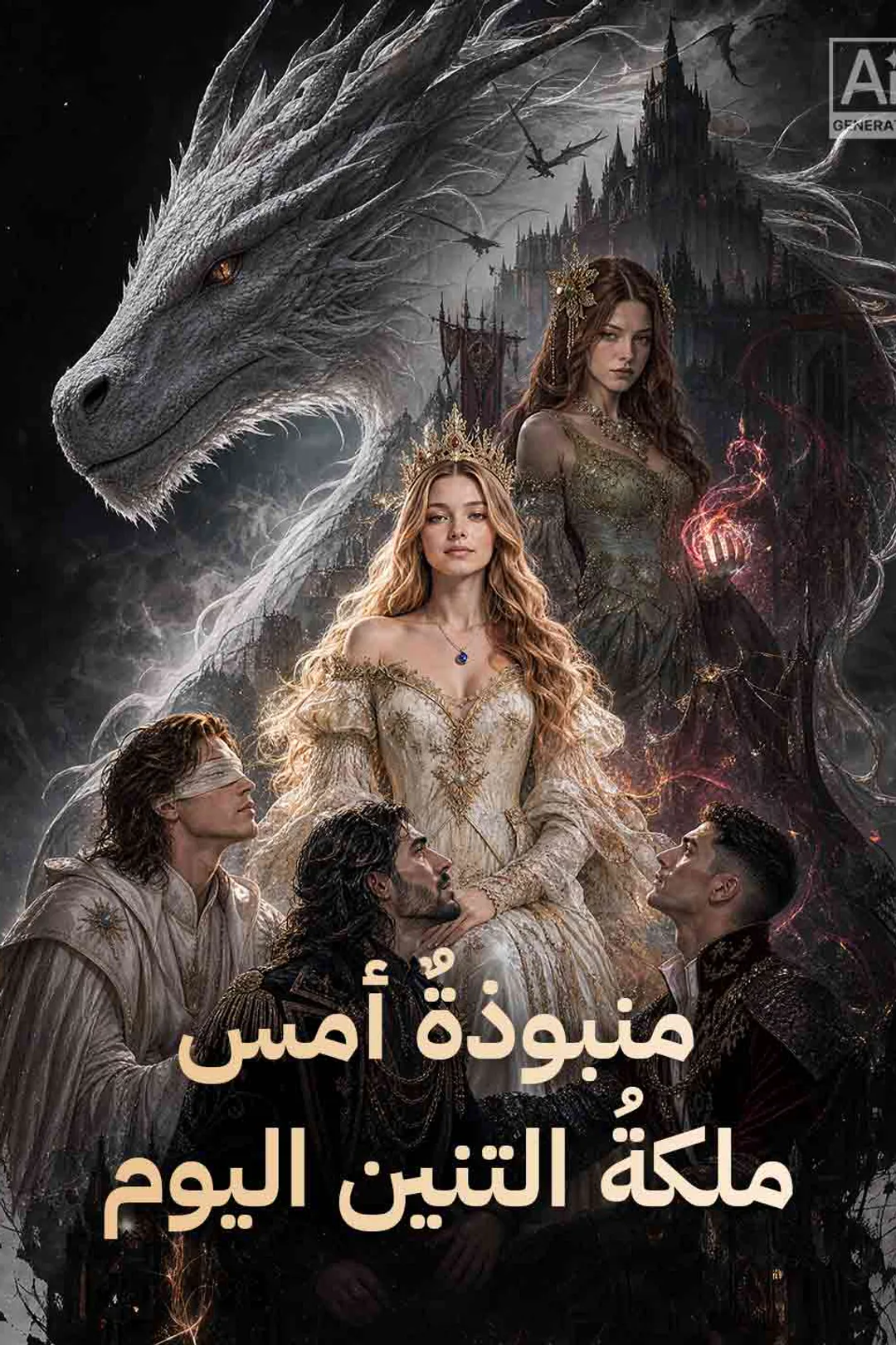 ملصق مسلسل «منبوذةٌ أمس ملكةُ التنين اليوم»
