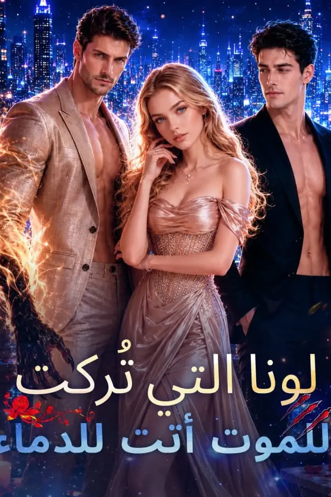 ملصق مسلسل «لونا التي تُركت للموت أتت للدماء»